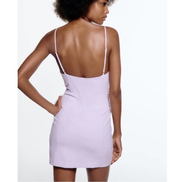 Zara light lavender body con cut out medium blogger Favorite - Picture 3 of 8